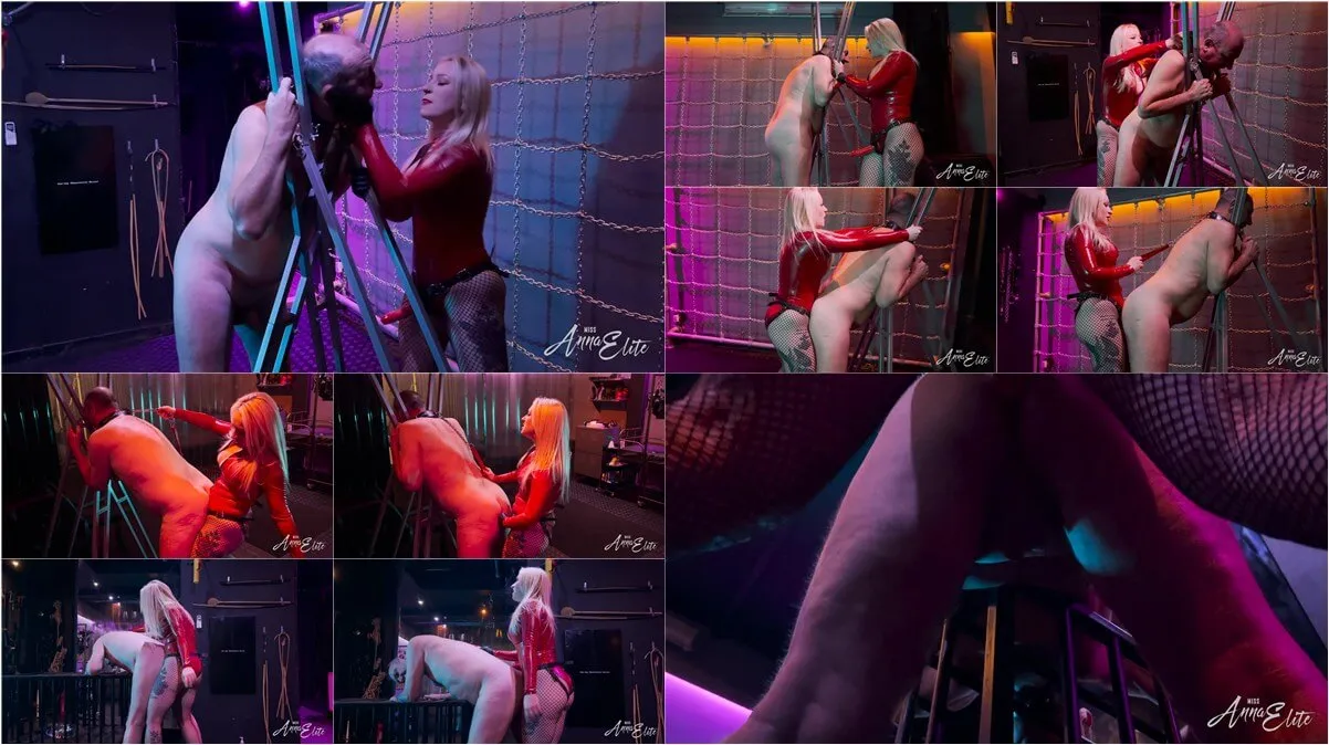 Mistress Anna Elite, pegging, strapon, fetish porn | 1080p